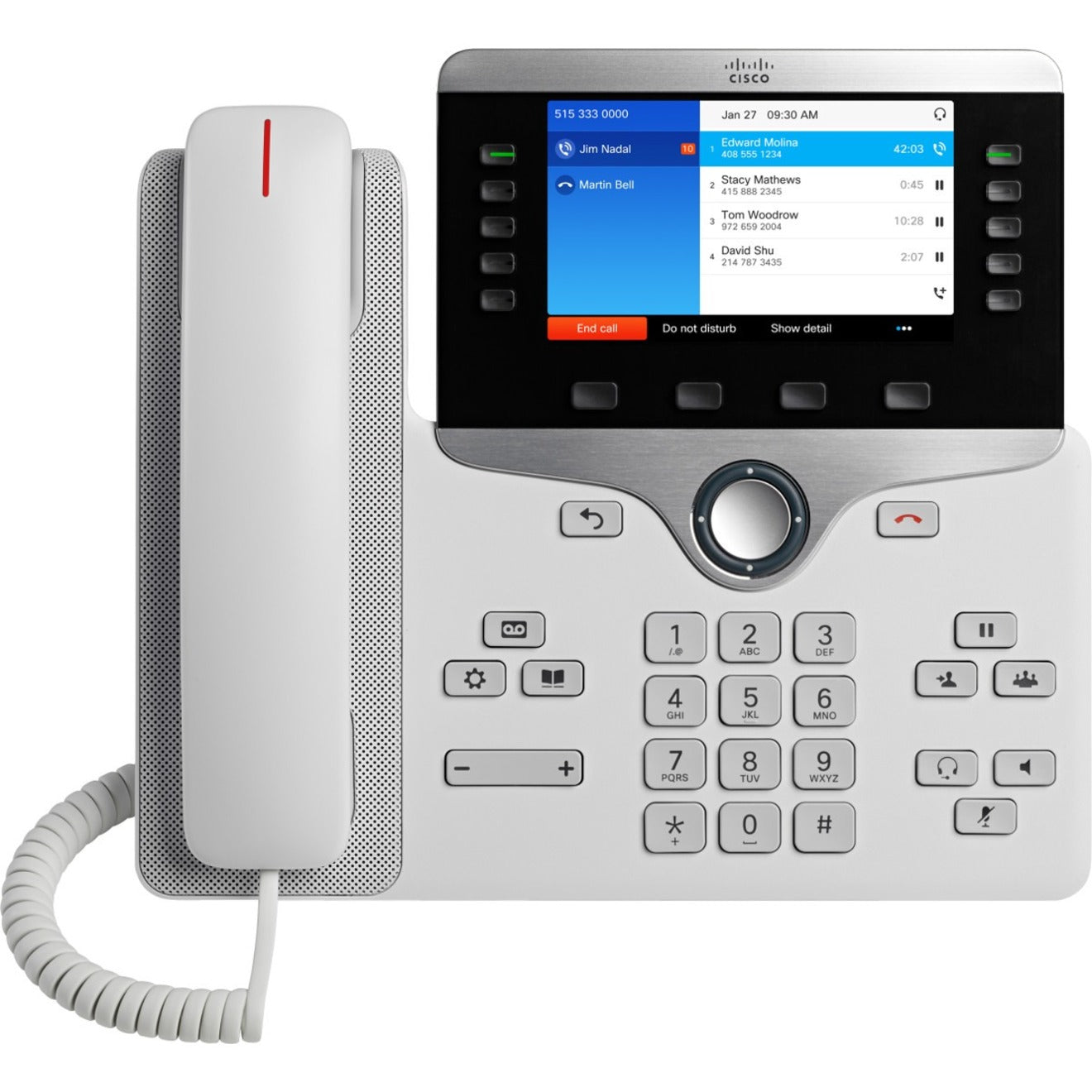 Cisco 8841 IP Phone - Refurbished - Wall Mountable