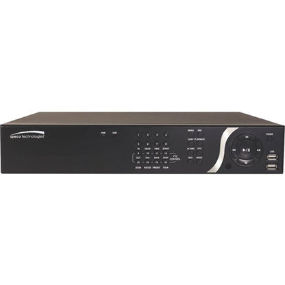 Speco 16 Channel NVR with 16 Built-In PoE+ Ports - 24 TB HDD