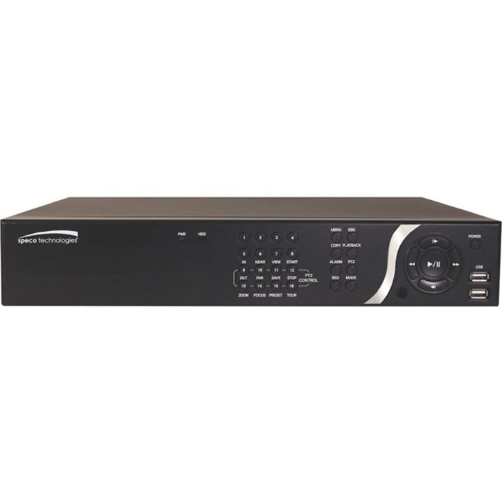 Speco 16 Channel NVR with 16 Built-In PoE+ Ports - 12 TB HDD