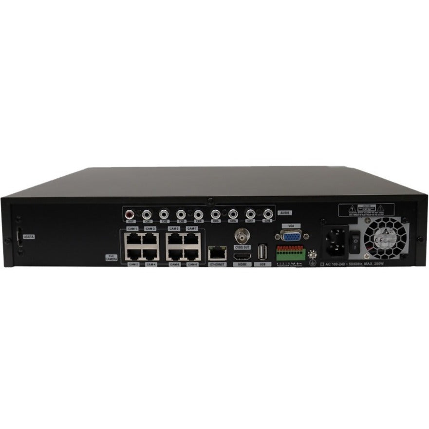 Speco 16 Channel NVR with 16 Built-In PoE+ Ports - 12 TB HDD