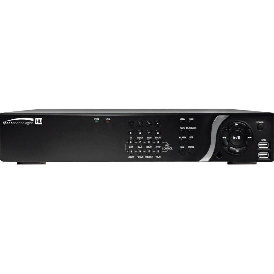 Speco 8 Channel 4K IP HD-TVI Hybrid Video Recorder - 20 TB HDD
