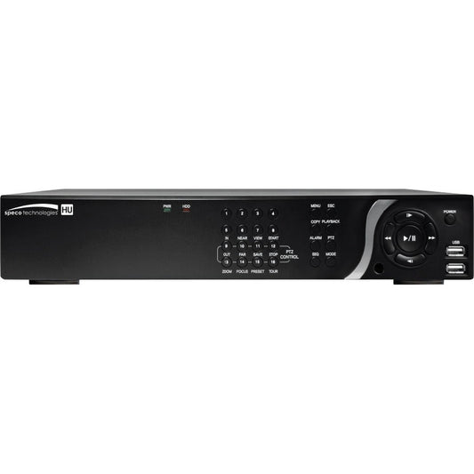 Speco 8 Channel 4K IP HD-TVI Hybrid Video Recorder - 20 TB HDD