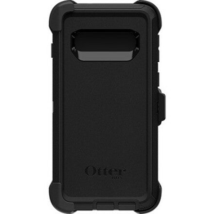 OtterBox Defender Rugged Carrying Case (Holster) Samsung Galaxy S10 Smartphone - Black