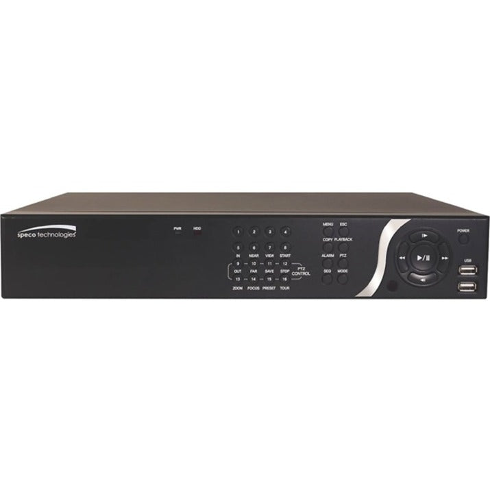 Speco 16 Channel NVR with 16 Built-In PoE+ Ports - 16 TB HDD