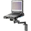 Gamber-Johnson Mounting Arm for Flat Panel Display Tablet Notebook - Black Powder Coat