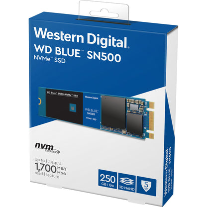 WD Blue SN500 WDS250G1B0C 250 GB Solid State Drive - M.2 2280 Internal - PCI Express (PCI Express 3.0 x2)