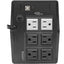 Tripp Lite UPS 450VA 360W Line-Interactive UPS with 6 Outlets AVR 120V 50/60 Hz USB Tower