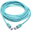Tripp Lite Cat6a 10G Snagless Shielded STP Ethernet Cable (RJ45 M/M) PoE Aqua 25 ft. (7.62 m)