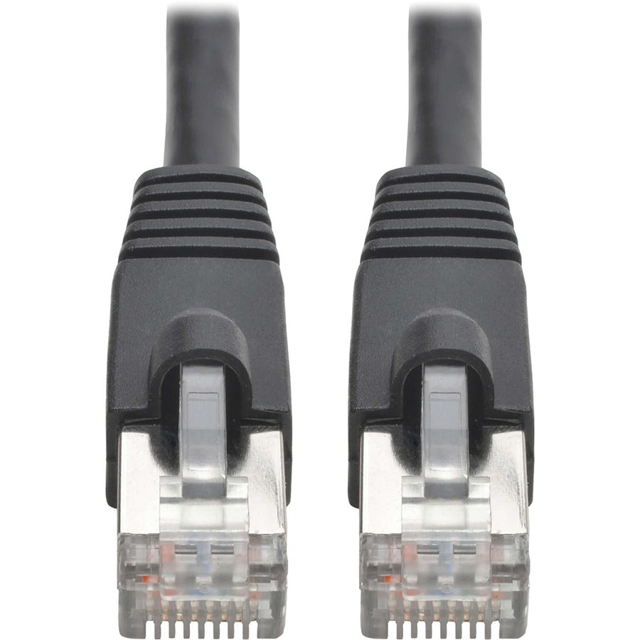 Tripp Lite Cat6a 10G Snagless Shielded STP Ethernet Cable (RJ45 M/M) PoE Black 30 ft. (9.14 m)
