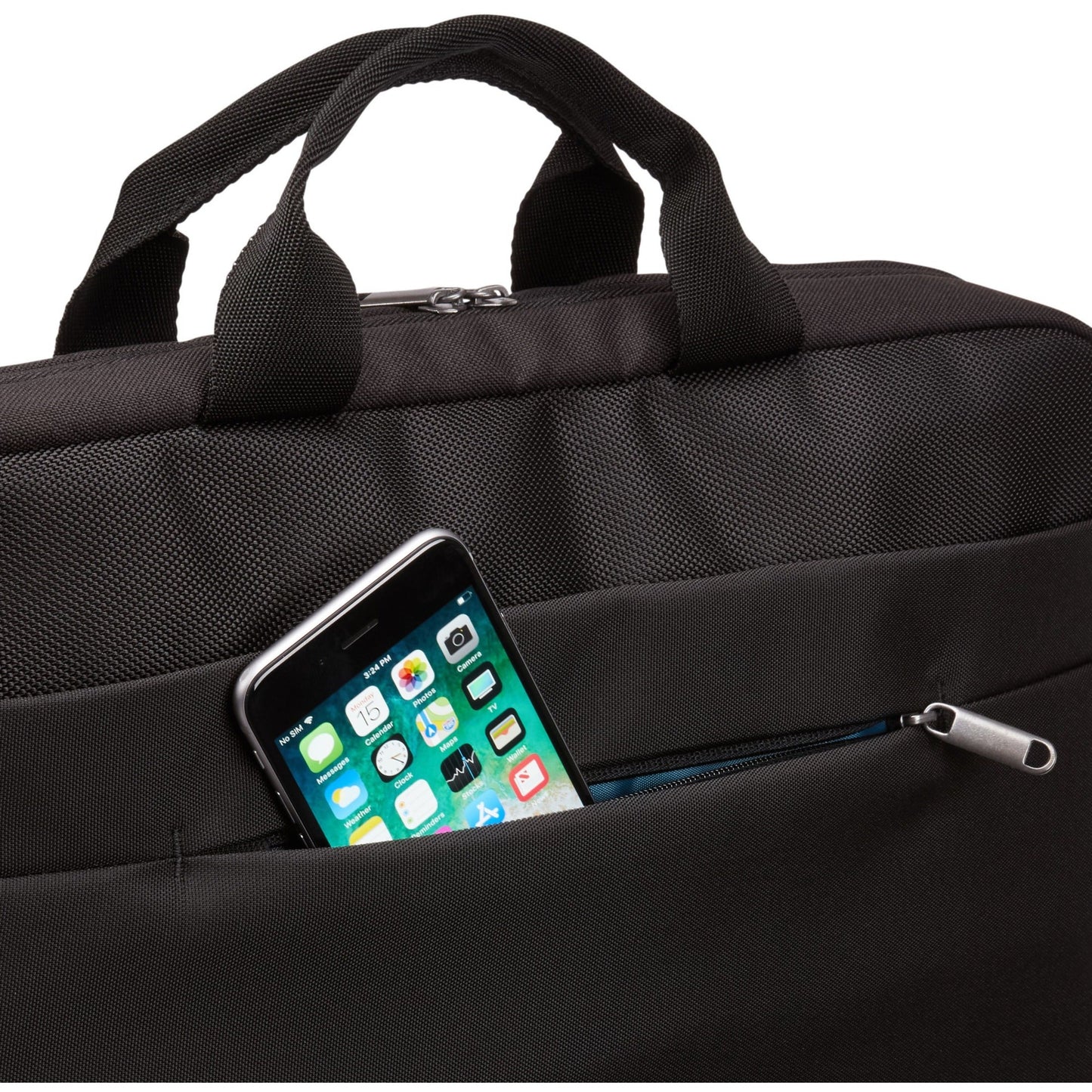 Case Logic Advantage ADVA-116 Carrying Case (Attach&eacute;) for 10.1" to 15.6" Notebook Tablet PC Pen Electronic Device Cord - Black