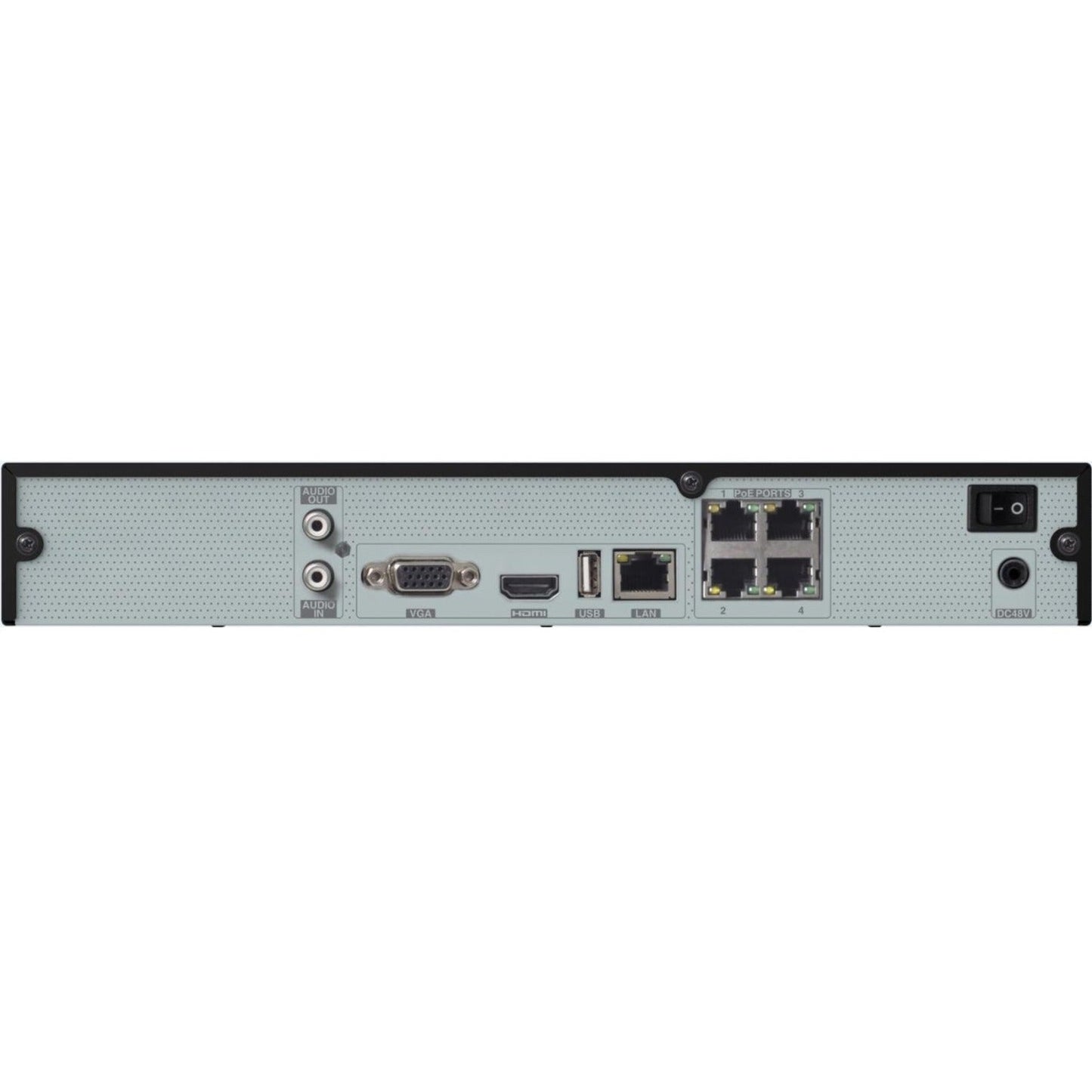 Speco 4 Channel NVR with 4 Built-In PoE Ports - 6 TB HDD