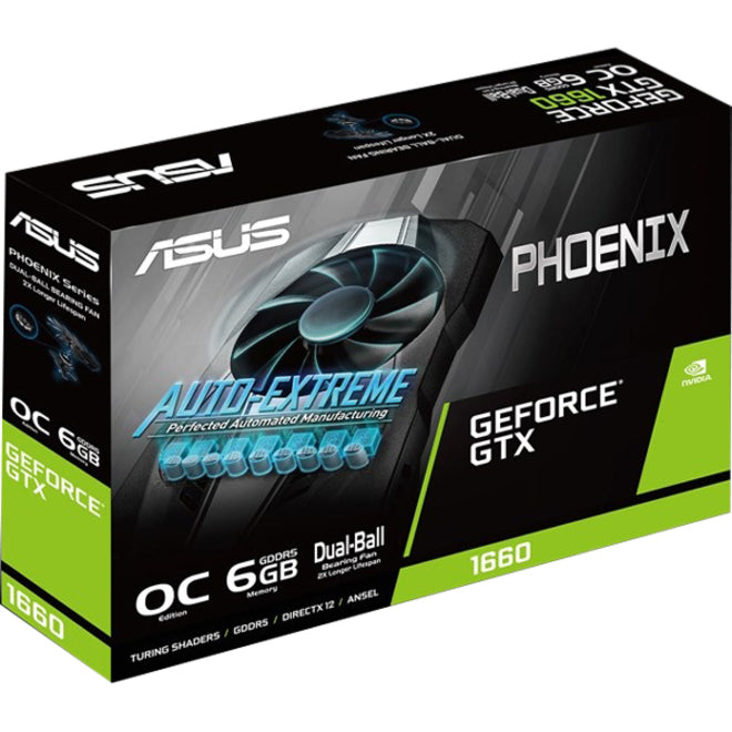 Asus NVIDIA GeForce GTX 1660 Graphic Card - 6 GB GDDR5