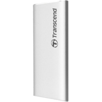 Transcend ESD240C 240 GB Portable Solid State Drive - External - SATA - Silver