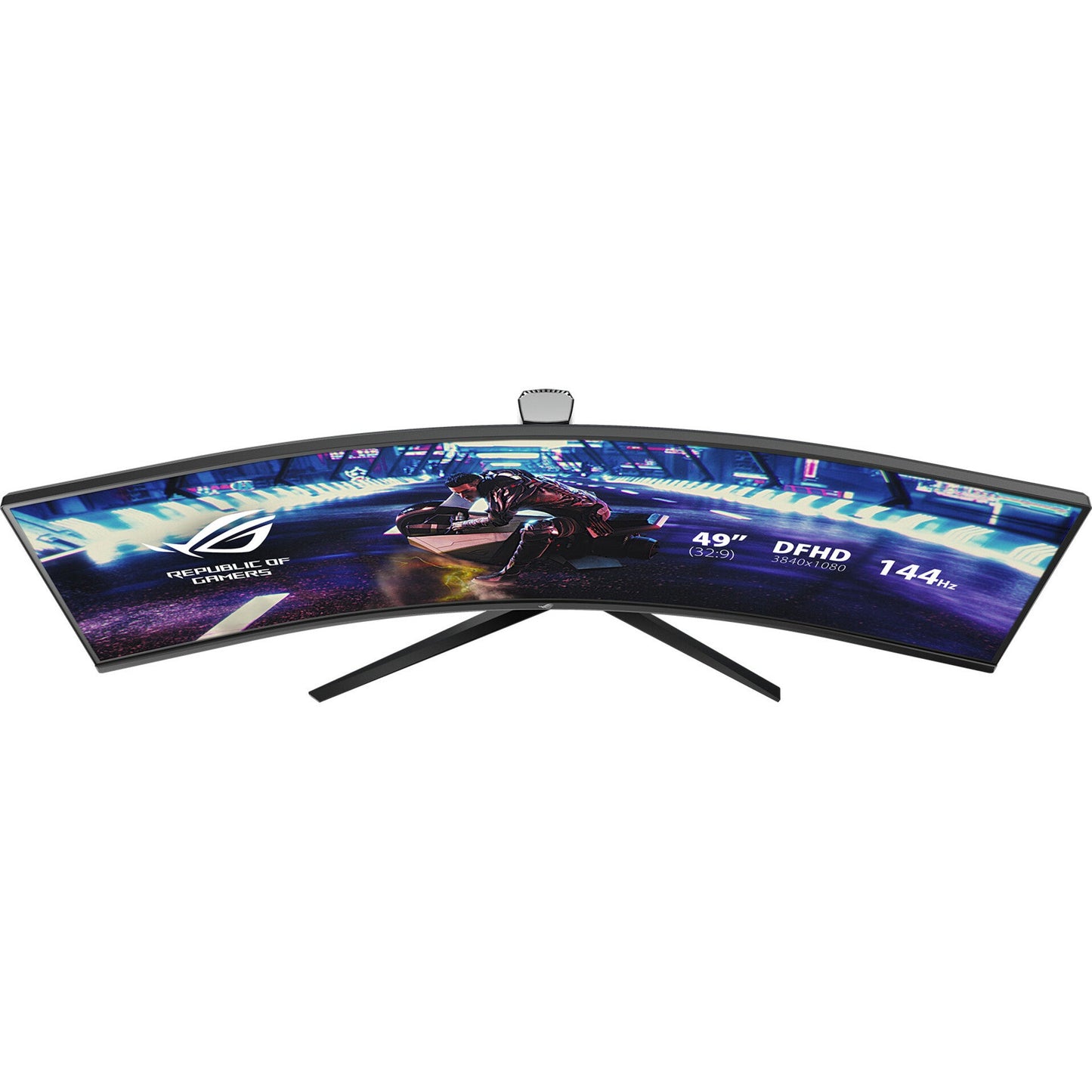 Asus ROG Strix XG49VQ 49" Double Full HD (DFHD) Curved Screen Gaming LCD Monitor - 32:9 - Black