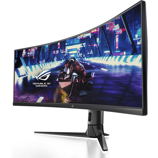 Asus ROG Strix XG49VQ 49" Double Full HD (DFHD) Curved Screen Gaming LCD Monitor - 32:9 - Black