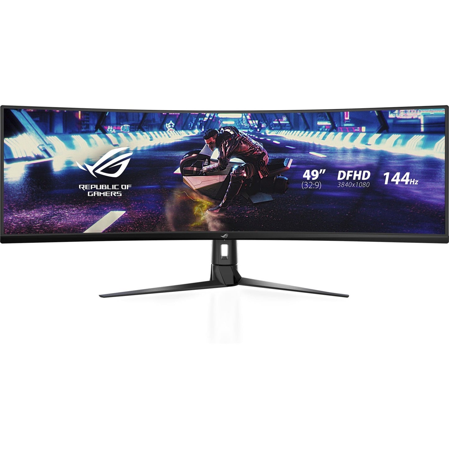 Asus ROG Strix XG49VQ 49" Double Full HD (DFHD) Curved Screen Gaming LCD Monitor - 32:9 - Black