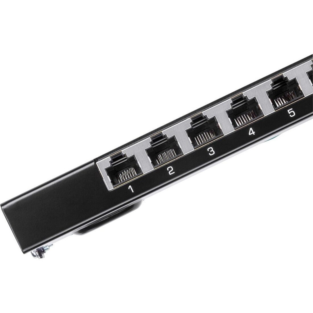 TRENDnet 8-Port Cat6A Shielded Patch Panel Wall Mount Ready 10G Ready Cat5eCat6Cat6A Compatible Metal Housing Color-Coded Labeling for T568A & T568B Wiring Cable Management Black TC-P08C6AS