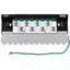 8PORT CAT6A SHIELDED WALL      
