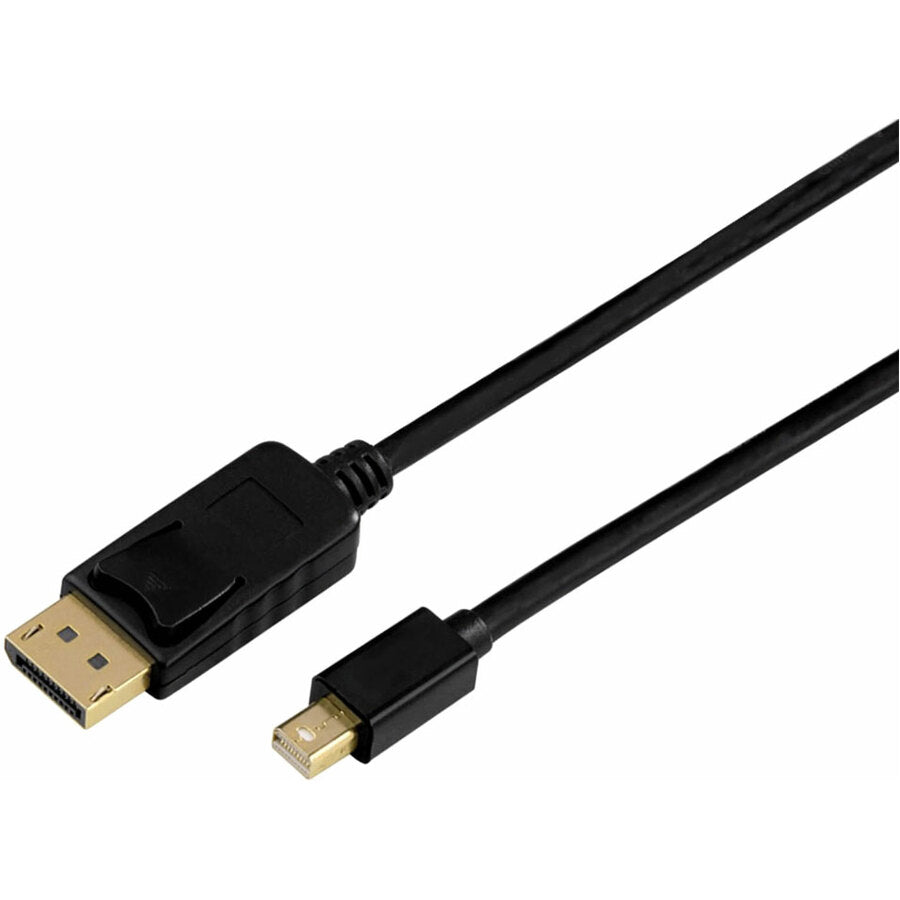 Axiom Mini DisplayPort Male to DisplayPort Male Adapter Cable 6ft (Black)