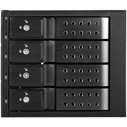 iStarUSA BPN-DE340MS Drive Enclosure for 5.25" - 12Gb/s SAS Host Interface Internal - Black