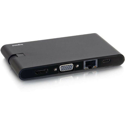 C2G USB C Dock with HDMI VGA Ethernet USB SD & Power Delivery up to 100W