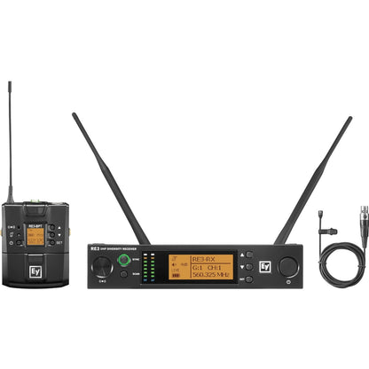 Electro-Voice UHF Wireless Set Featuring OL3 Omnidirectional Lavalier Microphone
