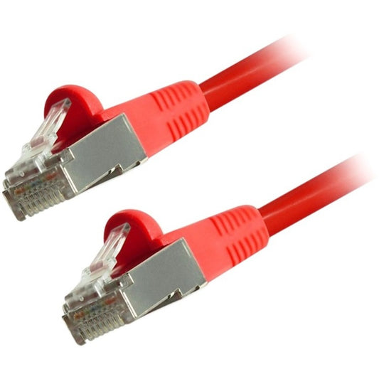 25FT CAT6 RED SNAGLESS SHIELDED