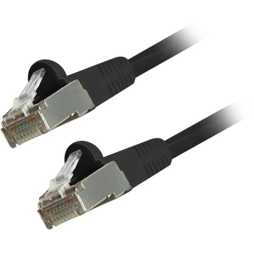 25FT CAT6 BLK SNAGLESS SHIELDED