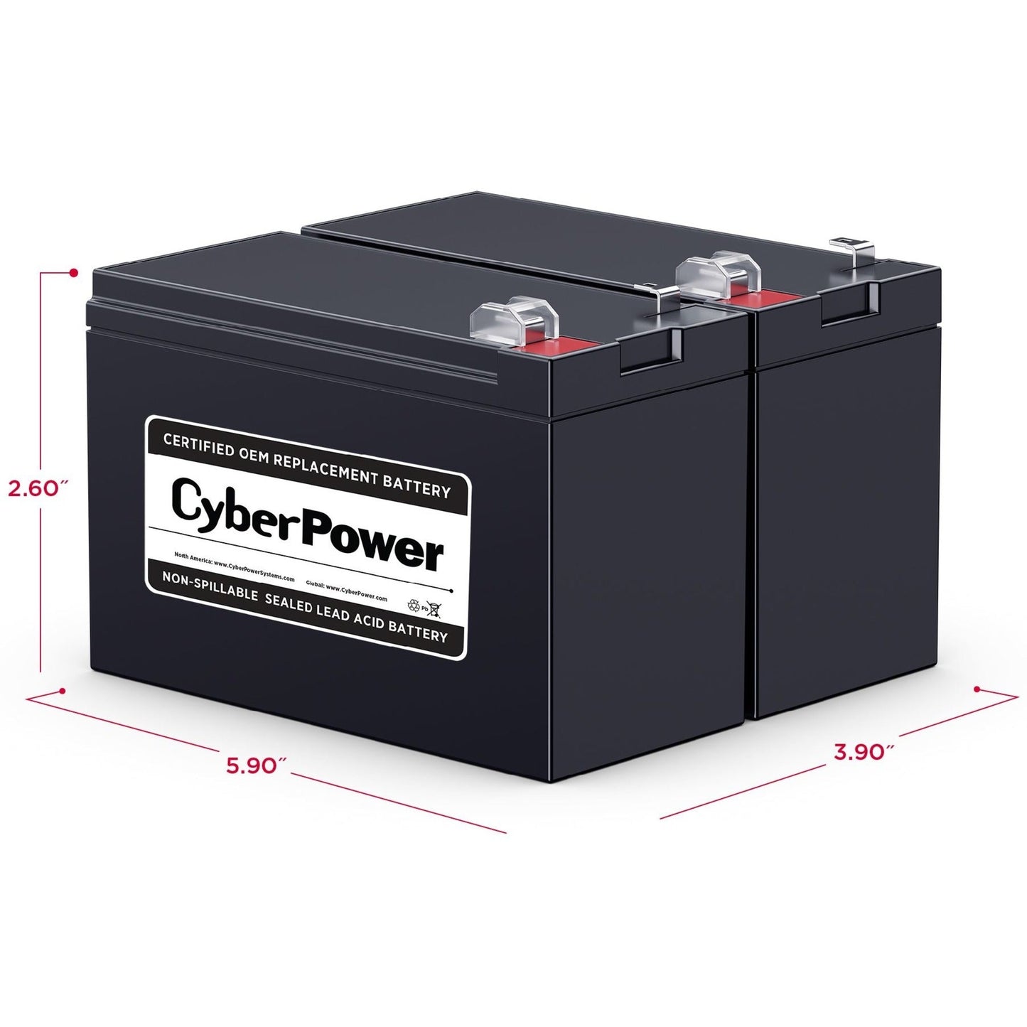 CyberPower RB1270X2C Replacement Battery Cartridge