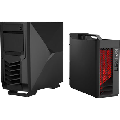 Lenovo Legion T530-28APR 90JY0035US Gaming Desktop Computer - AMD Ryzen 5 2600X 3.60 GHz - 8 GB RAM DDR4 SDRAM - 1 TB HDD - 512 GB SSD - Tower - Raven Black