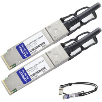 Axiom 40GBASE-CR4 QSFP+ to 4 10GBASE-CU SFP+ Active DAC Juniper Compatible 5m