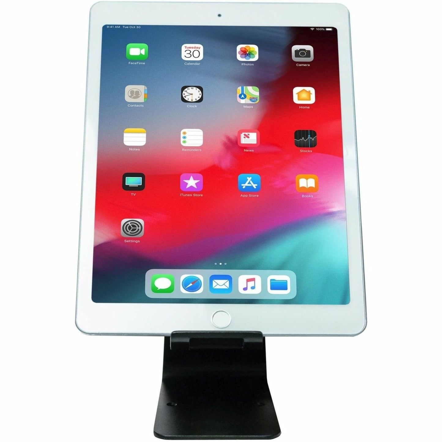 CTA Digital Tablet Desktop Security Kit with Display Stand and Theft-Deterrent Cable
