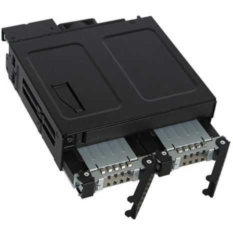 Icy Dock ToughArmor MB602SPO-B Drive Enclosure for 5.25" - Serial ATA/300 Host Interface Internal - Black