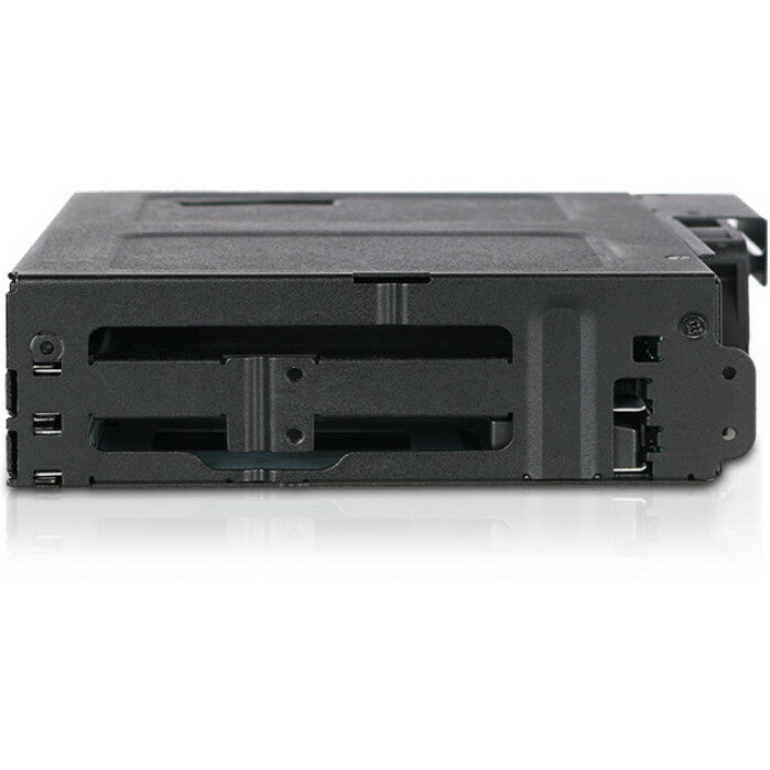 Icy Dock ToughArmor MB604SPO-B Drive Enclosure for 5.25" - Serial ATA/600 Host Interface Internal - Black