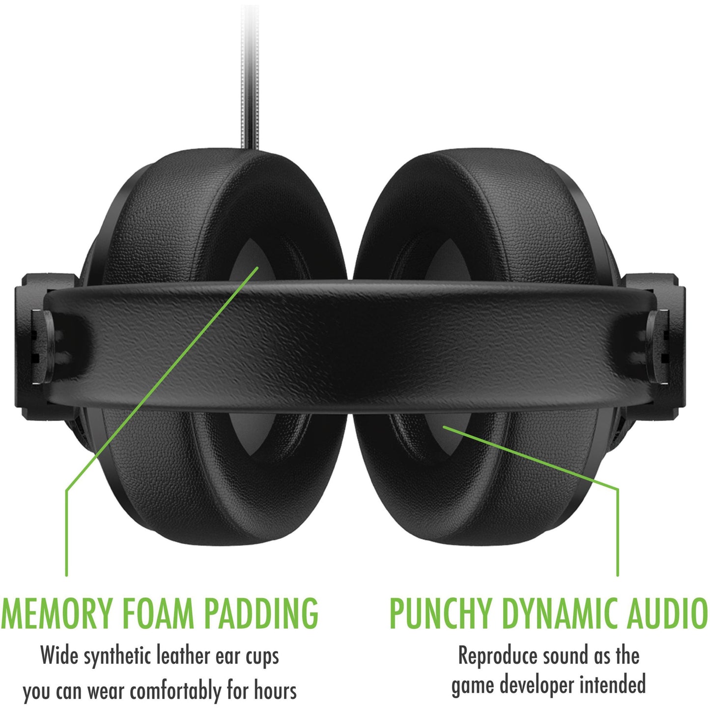 Plugable Performance Onyx Gaming Headset with Retractable Microphone Noise Isolation Memory Foam Ear Cushions
