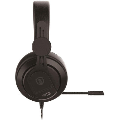 Plugable Performance Onyx Gaming Headset with Retractable Microphone Noise Isolation Memory Foam Ear Cushions