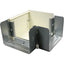 Wiremold 6000 Combination Flat Elbow Fitting