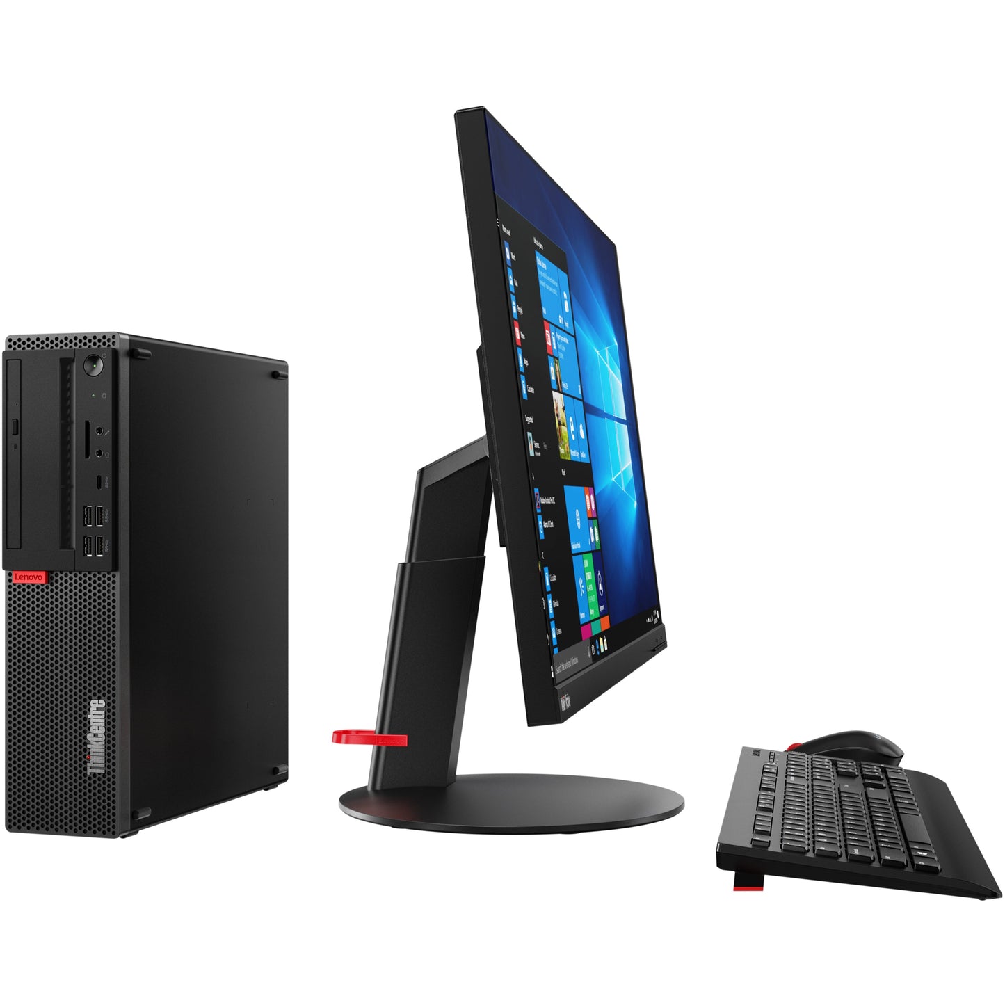 Lenovo ThinkCentre M920s 10SKS0M800 Desktop Computer - Intel Core i5 8th Gen i5-8600 3.10 GHz - 16 GB RAM DDR4 SDRAM - 256 GB SSD - Small Form Factor