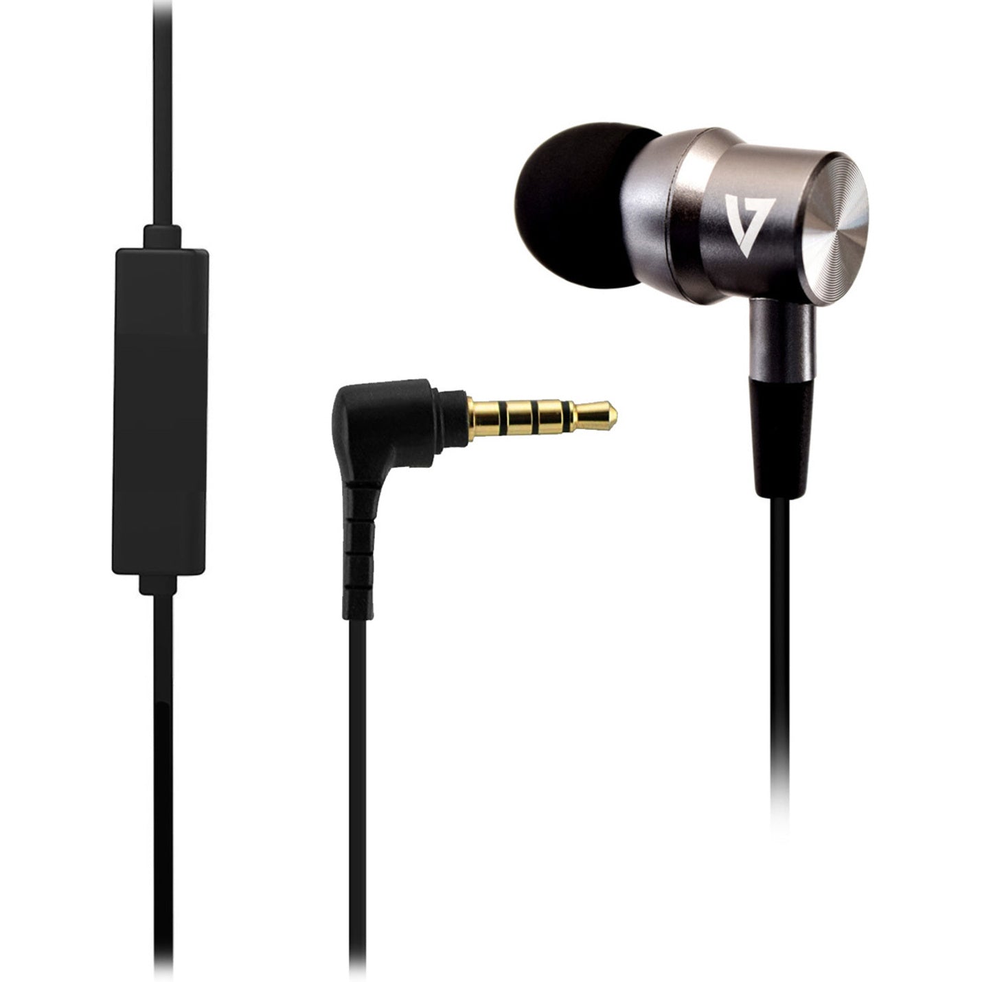 V7 Noise Isolating Stereo Earbuds with Microphone