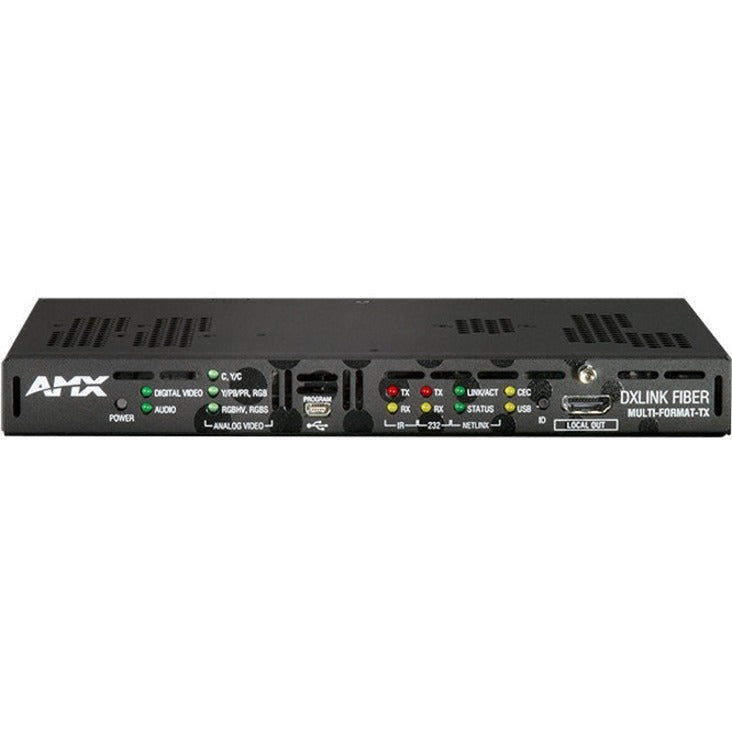 AMX DXLinkTM Multi-Format Multimode Fiber Transmitter Duplex With Fiber Extension