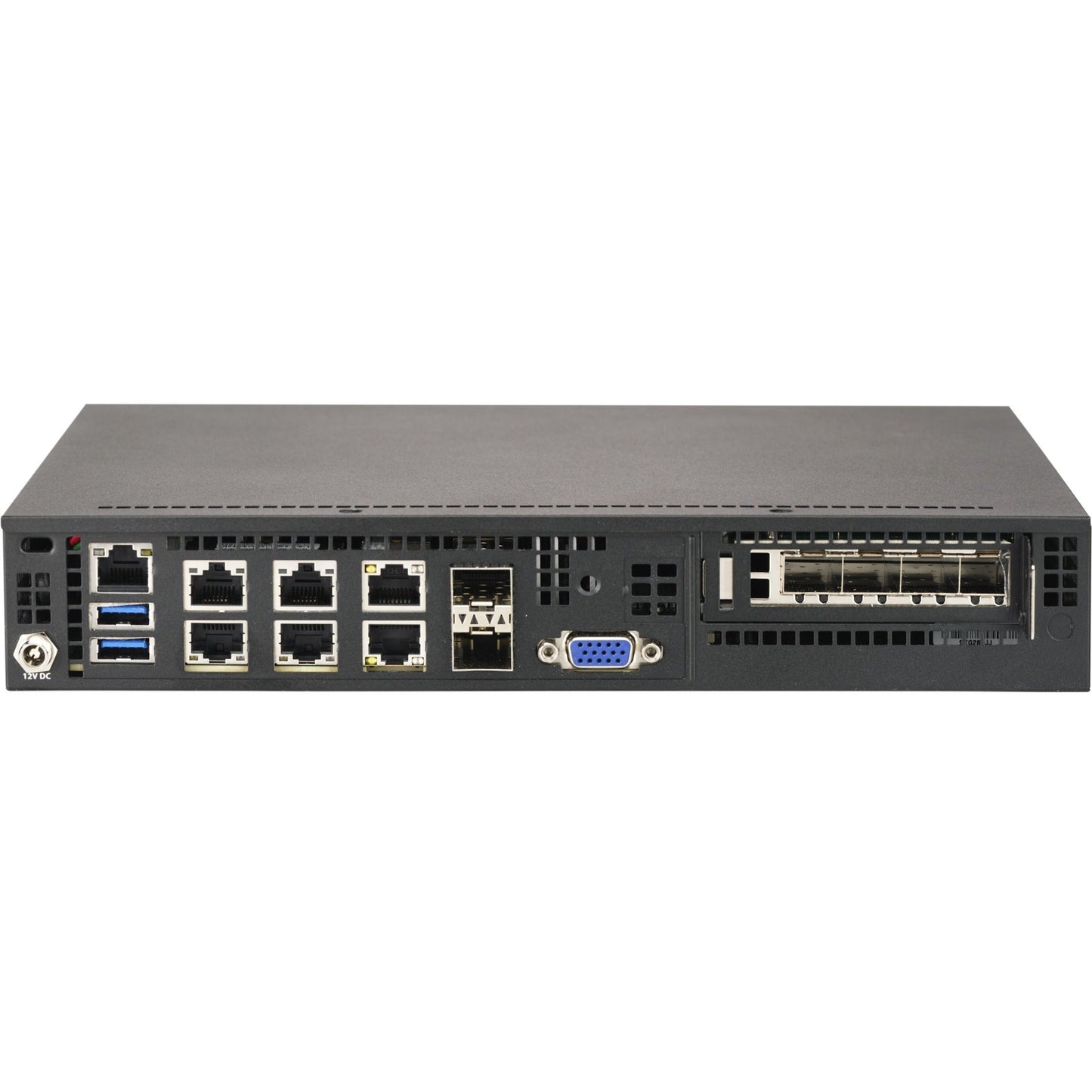 Supermicro SuperServer E300-9A-4CN10P 1U Mini PC Server - 1 x Intel Atom C3558 2.20 GHz - Serial ATA/600 Controller