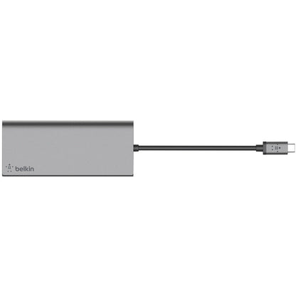 Belkin USB-C 6-in-1 Multiport Adapter Laptop Docking Station 4k HDMI 60W PD