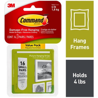 Command Small Picture Hanging Strips Value Pack