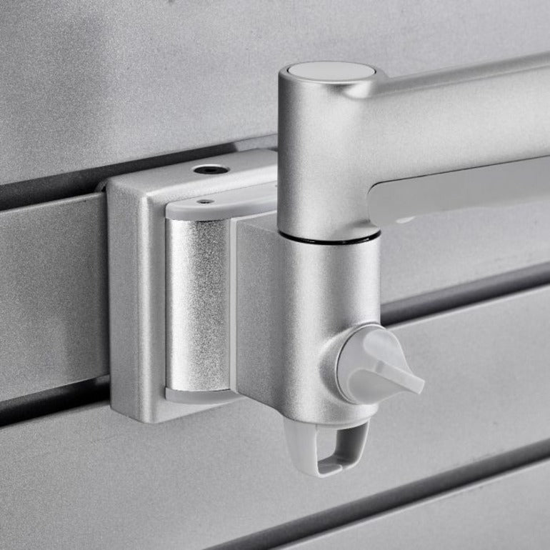 Atdec slatwall adaptor - Silver