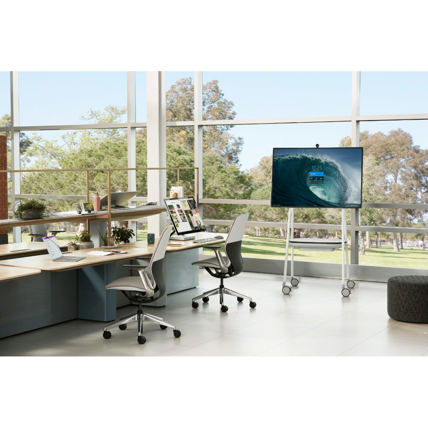 Microsoft Surface Hub 2S All-in-One Computer - Intel Core i5 8th Gen - 8 GB RAM - 128 GB SSD - 50" 3840 x 2560 Touchscreen Display - Desktop - Platinum