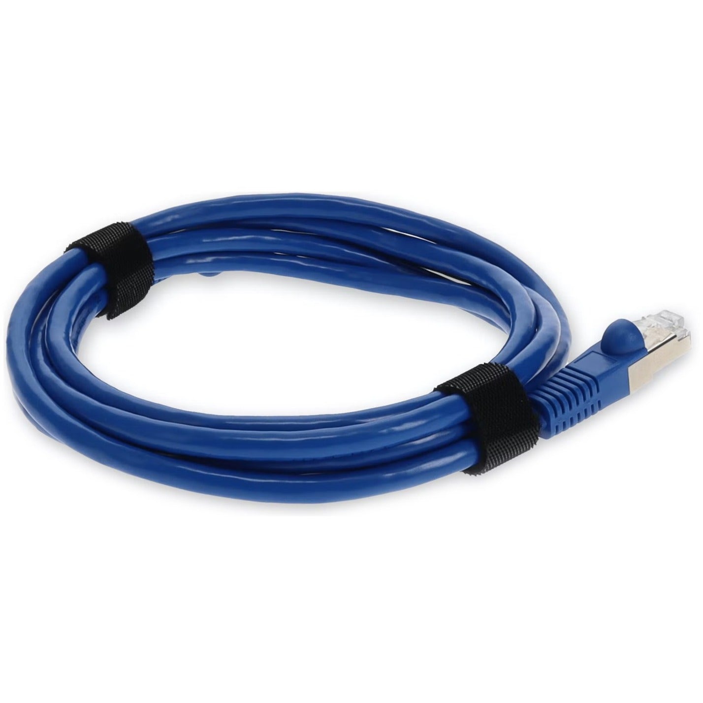 AddOn 6ft RJ-45 (Male) to RJ-45 (Male) Straight Microboot Snagless Blue Cat7 STP Copper PVC Patch Cable