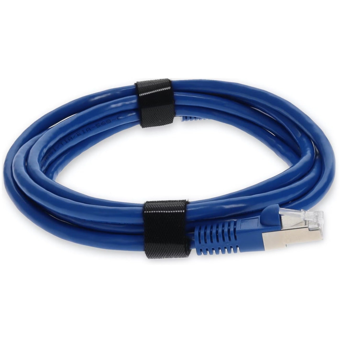 AddOn 6ft RJ-45 (Male) to RJ-45 (Male) Straight Microboot Snagless Blue Cat7 STP Copper PVC Patch Cable