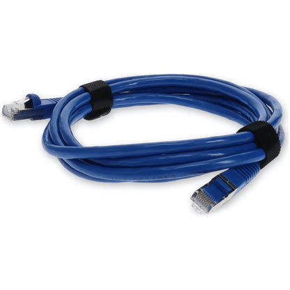 AddOn 6ft RJ-45 (Male) to RJ-45 (Male) Straight Microboot Snagless Blue Cat7 STP Copper PVC Patch Cable