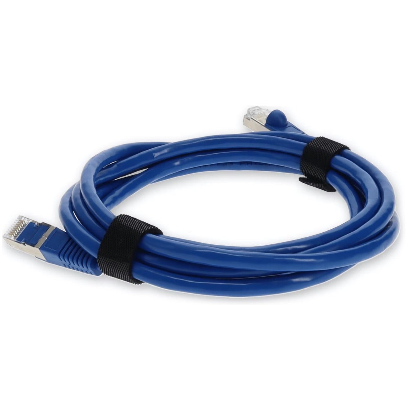 AddOn 6ft RJ-45 (Male) to RJ-45 (Male) Straight Microboot Snagless Blue Cat7 STP Copper PVC Patch Cable