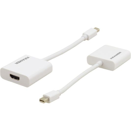 Kramer Mini DisplayPort (M) to HDMI (F) 4K Active Adapter Cable